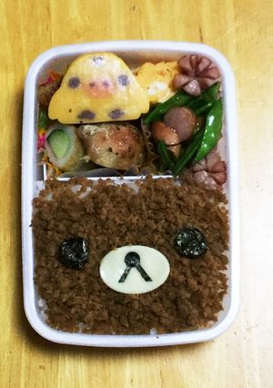 キャラ弁リラックマ-レシピのメイン写真