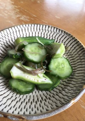 オクラと胡瓜の香味漬け-レシピのメイン写真