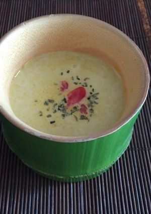 火を使わないグリーンバナナかぼちゃスープ-レシピのメイン写真