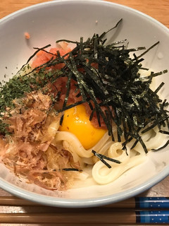 明太子入り釜玉うどん-レシピのメイン写真