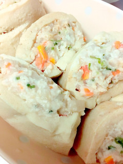 高野豆腐の鶏ひき肉詰め❁˚-レシピのメイン写真