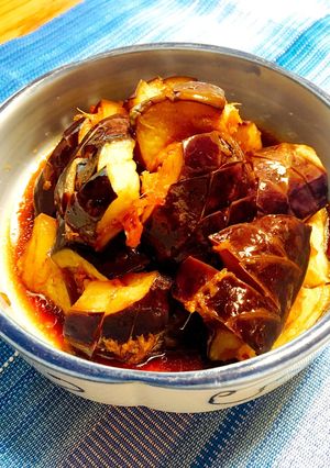 ニンニク・生姜・お酢で♡茄子の煮浸し-レシピのメイン写真