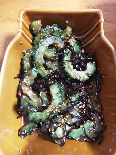 ゴーヤと塩昆布炒め-レシピのメイン写真