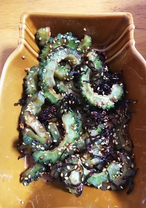 ゴーヤと塩昆布炒め-レシピのメイン写真