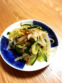 油っぽくない!もやしときゅうりのナムル-レシピのメイン写真