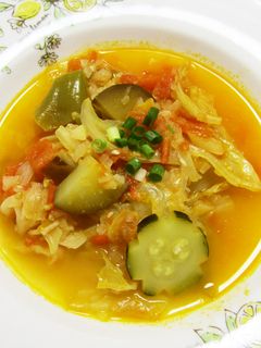 夏野菜のクミンスープ-レシピのメイン写真