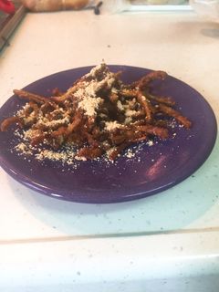 残り物お蕎麦で黒みつかりんとう-レシピのメイン写真