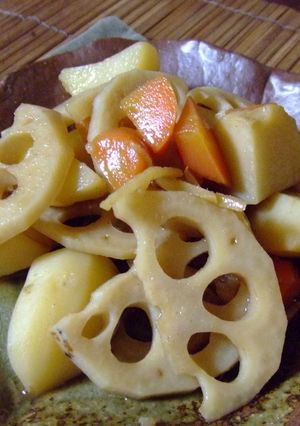 れんこんとジャガイモのさっぱり煮-レシピのメイン写真