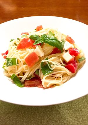 シンプルだけど美味しい！冷製パスタ-レシピのメイン写真