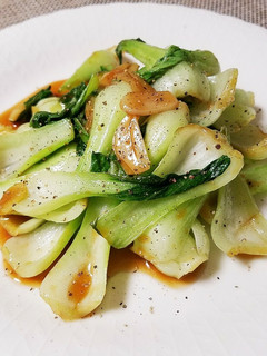 チンゲン菜のにんにく炒め-レシピのメイン写真