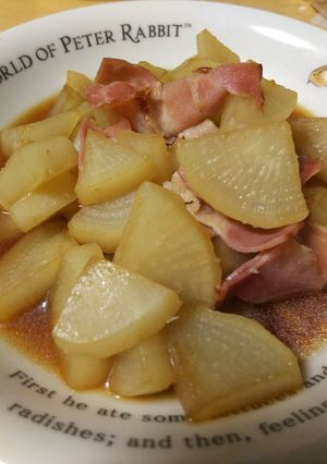 大根とベーコンの煮物-レシピのメイン写真