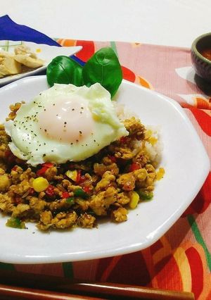 食欲全開！簡単ガパオライス-レシピのメイン写真