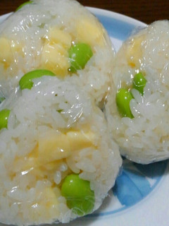 枝豆チーズのおにぎり-レシピのメイン写真