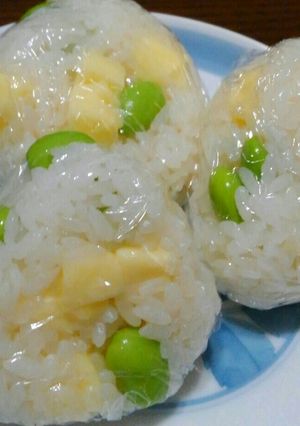 枝豆チーズのおにぎり-レシピのメイン写真