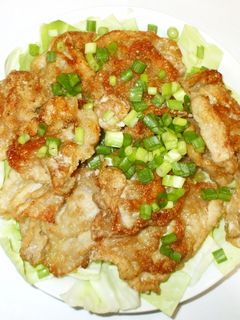 豚肉のから揚げ♪ラー油簡単ドレッシング-レシピのメイン写真