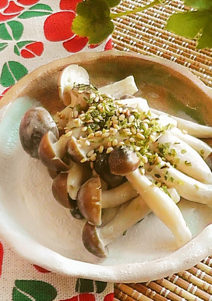 レンジで簡単♪しめじのマヨわさび和え♪-レシピのメイン写真