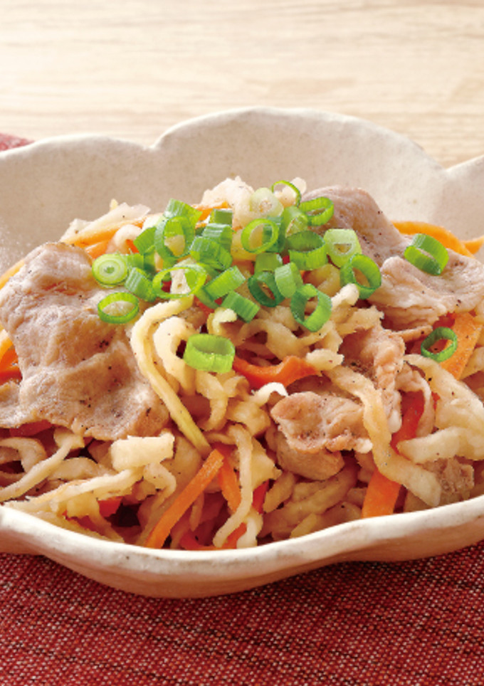 切干大根と豚肉の中華炒め-レシピのメイン写真