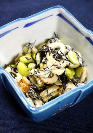 簡単小鉢！枝豆とひじきの甘マヨ和え-レシピのメイン写真