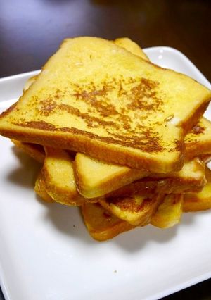 簡単!ふわふわ☆薄焼きフレンチトースト-レシピのメイン写真