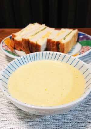 生のとうもろこしでコーンスープ-レシピのメイン写真