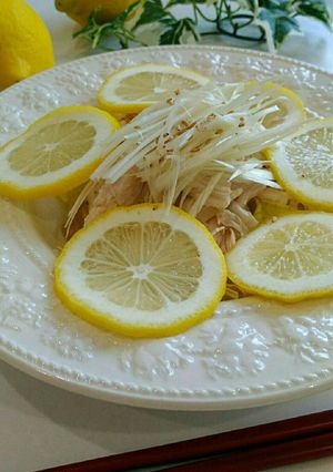 レンジで簡単☆レモンのサラダチキン-レシピのメイン写真