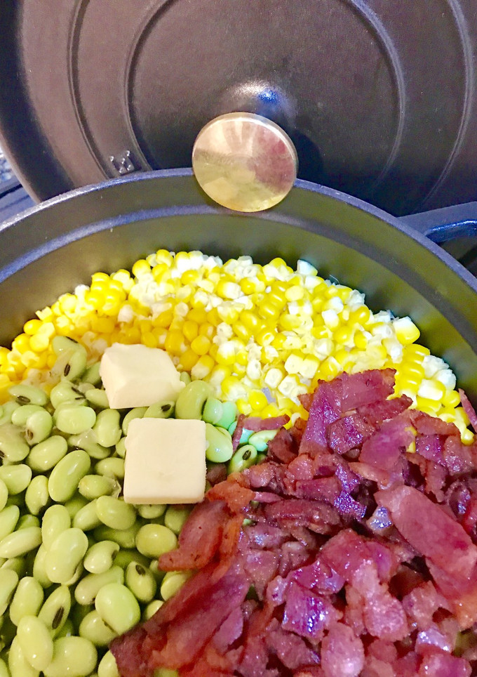 Staub とうもろこしの炊き込みご飯-レシピのメイン写真