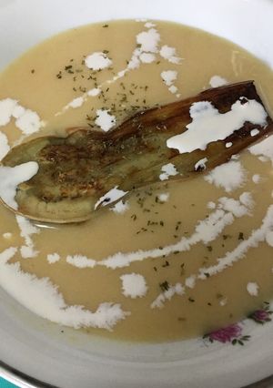 ひよこ豆と白茄子の冷製スープ-レシピのメイン写真