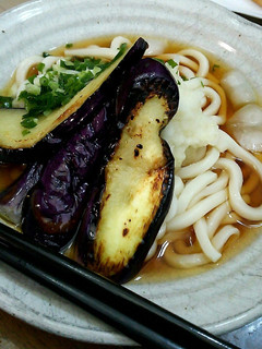 茄子の揚げ浸しの様な冷やしぶっかけうどん-レシピのメイン写真