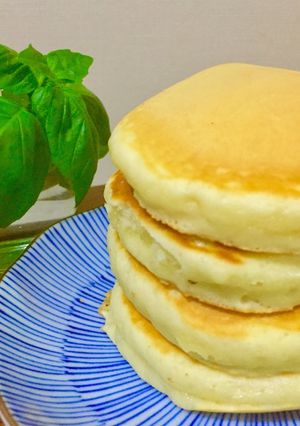 ふんわり♡厚みのある幸せパンケーキ-レシピのメイン写真
