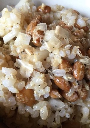 納豆と大根の浅漬けのまぜご飯-レシピのメイン写真