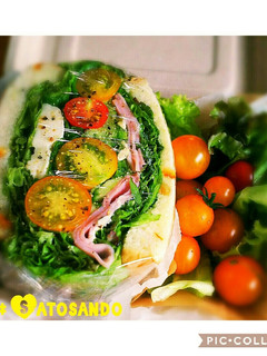 簡単⭕️わんぱくサンドイッチお弁当〇-レシピのメイン写真