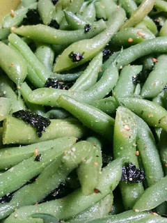 お弁当や常備菜に☆いんげん豆の海苔ナムル-レシピのメイン写真