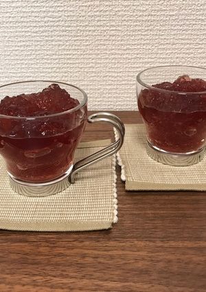 ペットボトルゼリー☆ふるふるぶどうゼリー-レシピのメイン写真
