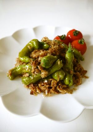 しし唐とツナの鰹節炒め♪-レシピのメイン写真