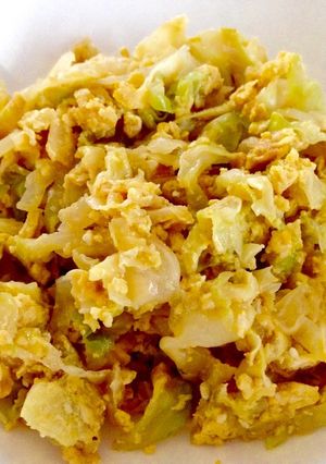 母の味。究極のキャベツ卵炒め！-レシピのメイン写真