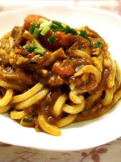 簡単リメイク♡ カレー焼きうどん-レシピのメイン写真