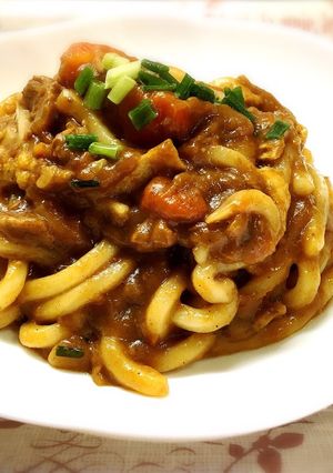 簡単リメイク♡ カレー焼きうどん-レシピのメイン写真