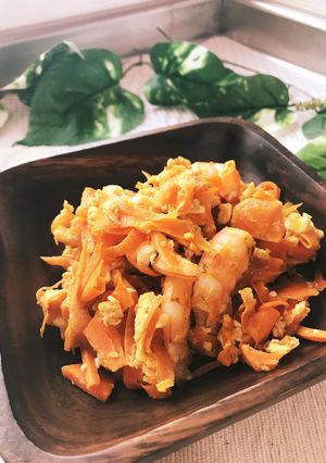 エビ入り！にんじんしりしり-レシピのメイン写真