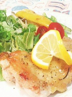 ローズマリー香るレモンチキンステーキ-レシピのメイン写真