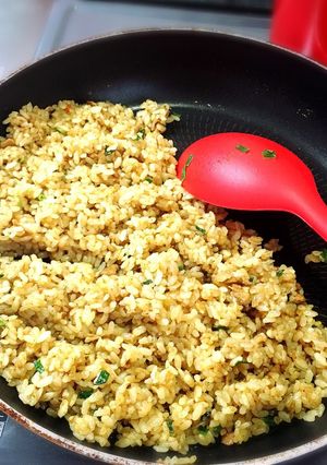 簡単リメイク♡ 残りカレーでカレー炒飯-レシピのメイン写真