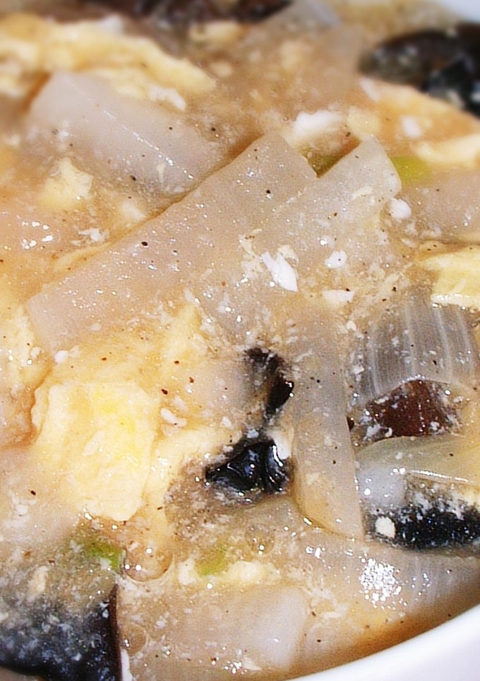大根と玉子きくらげの中華風炒め-レシピのメイン写真