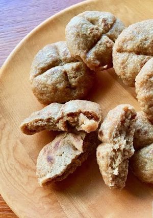 ＊マクロビ＊フライパンで古代小麦プチパン-レシピのメイン写真