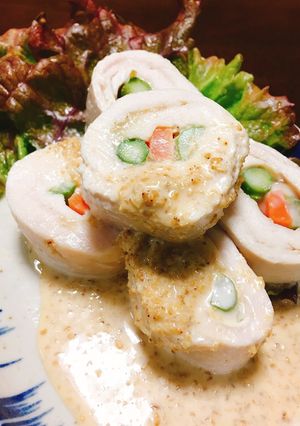 アスパラのささみロール-レシピのメイン写真
