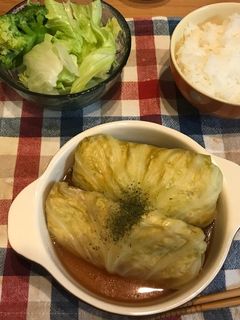 ヘルシー!和風ロールキャベツ-レシピのメイン写真