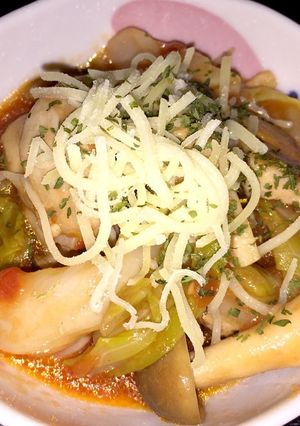 子供の好物！我が家の鶏肉トマト缶煮込み-レシピのメイン写真