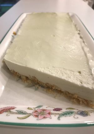 レア・チーズケーキ メロンフレーバー-レシピのメイン写真