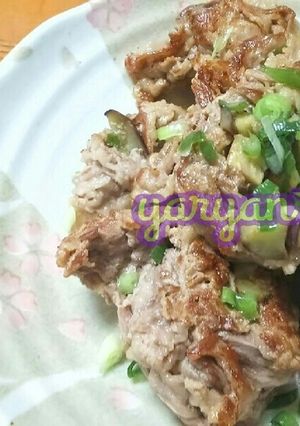 牛肉の茄子ロール。簡単豪華。-レシピのメイン写真