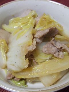 白菜と豚肉の炒め煮-レシピのメイン写真