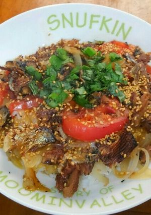ニシンの缶詰丼-レシピのメイン写真