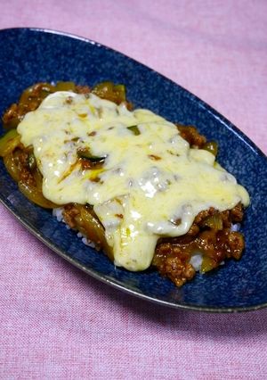 簡単！焼きカレー風☆チーズドライカレー-レシピのメイン写真